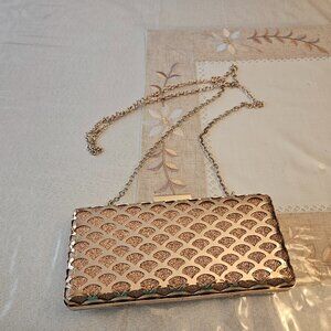 NWOT INC Pink Gold Clutch